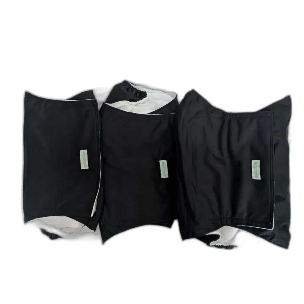 Wegreeco Dog Belly Bands Pack of 3 Black Size XL  NWOT